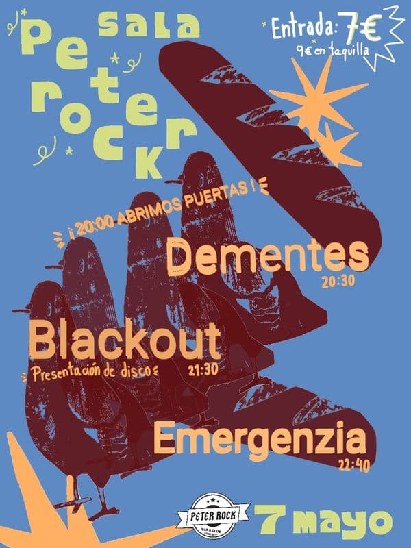 DEMENTES + BLACKOUT + EMERGENZIA