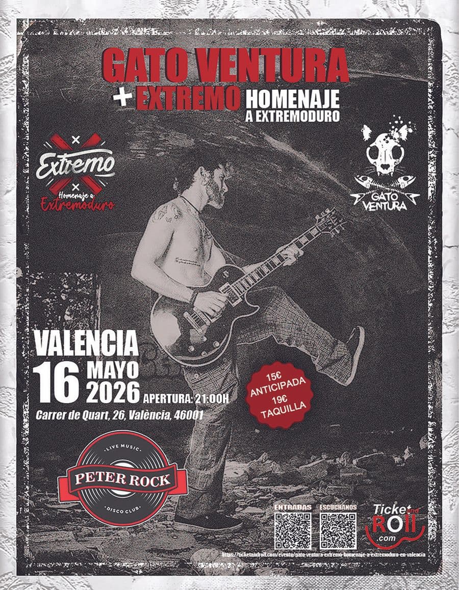 GATO VENTURA + EXTREMO (tributo: Extermoduro)