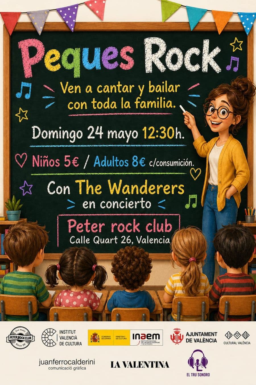 PEQUES ROCK con THE WANDERERS
