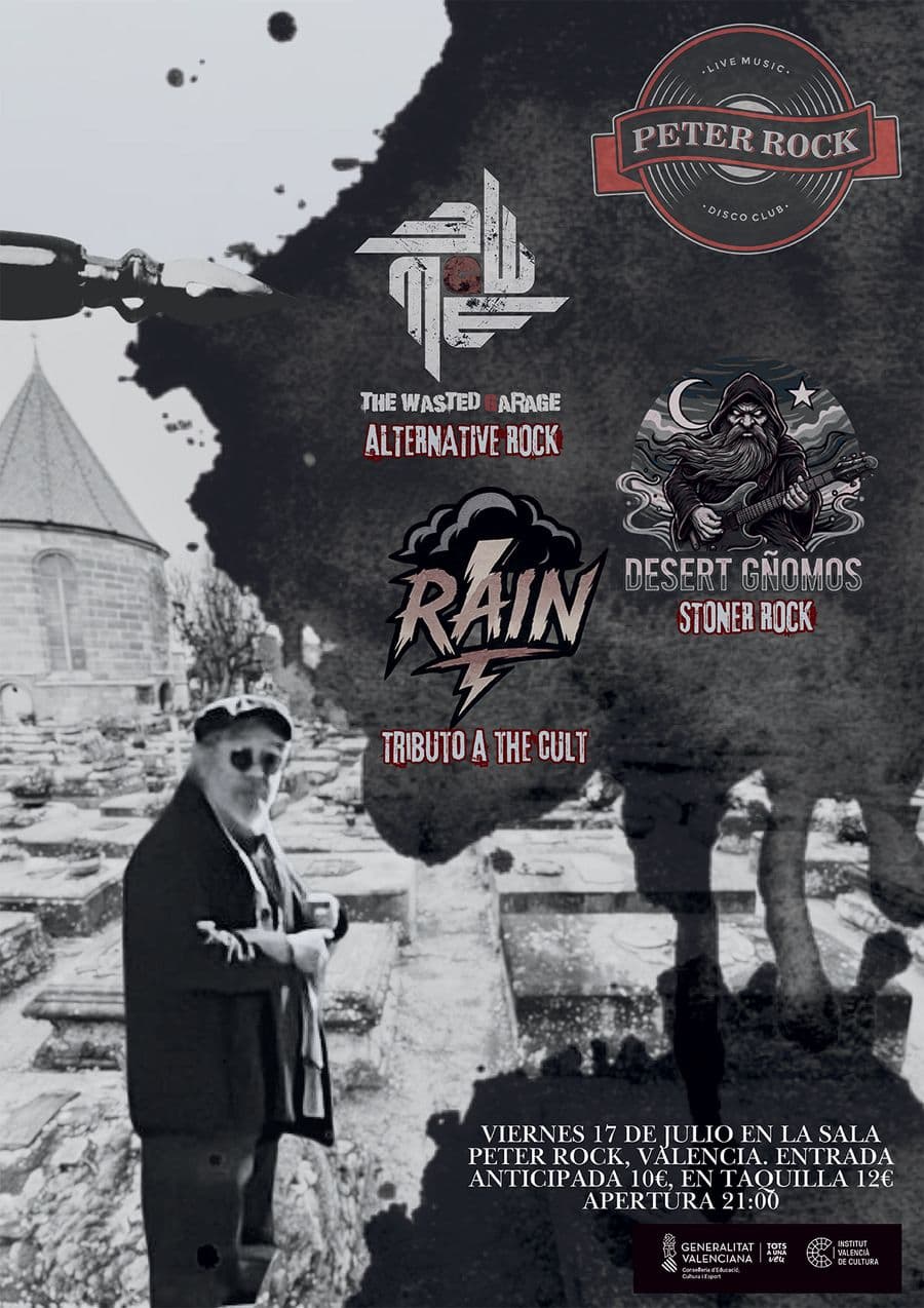 RAIN / tributo: The Cult + THE WASTED GARAGE + DESERT GÑOMOS