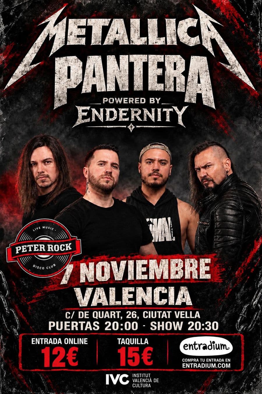 METALLICA & PANTERA powered by ENDERNITY
