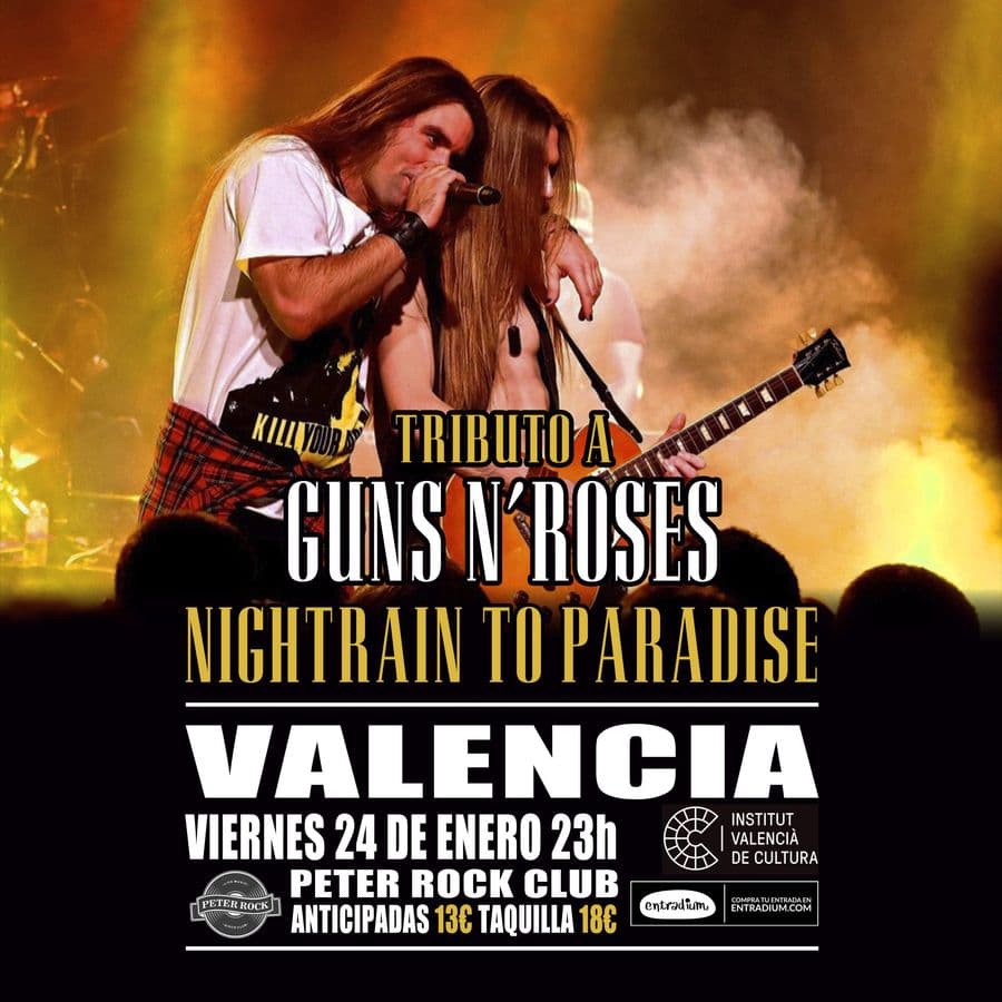 NIGHTRAIN TO PARADISE ▶︎ tributo a Guns N’ Roses