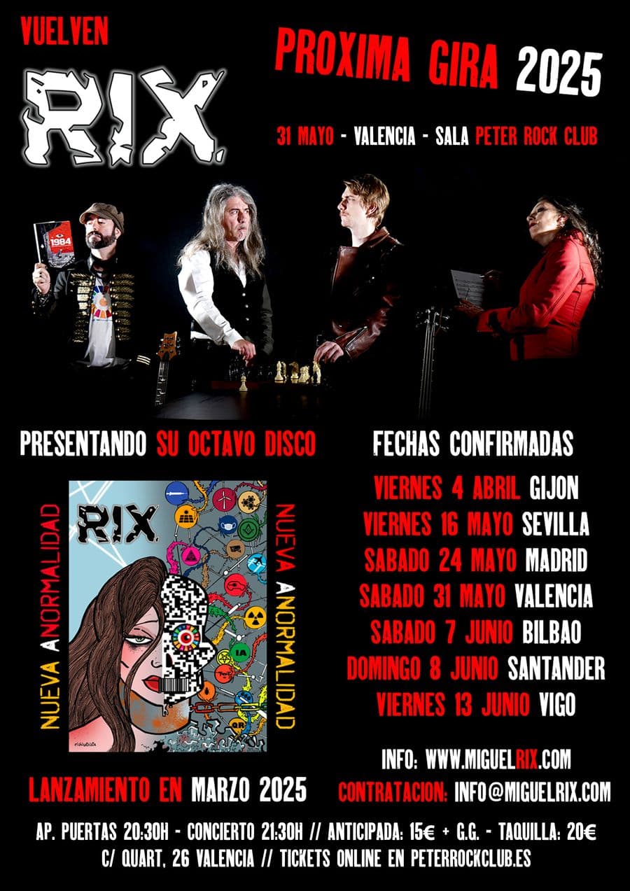 R I X  ▶︎ gira 2025