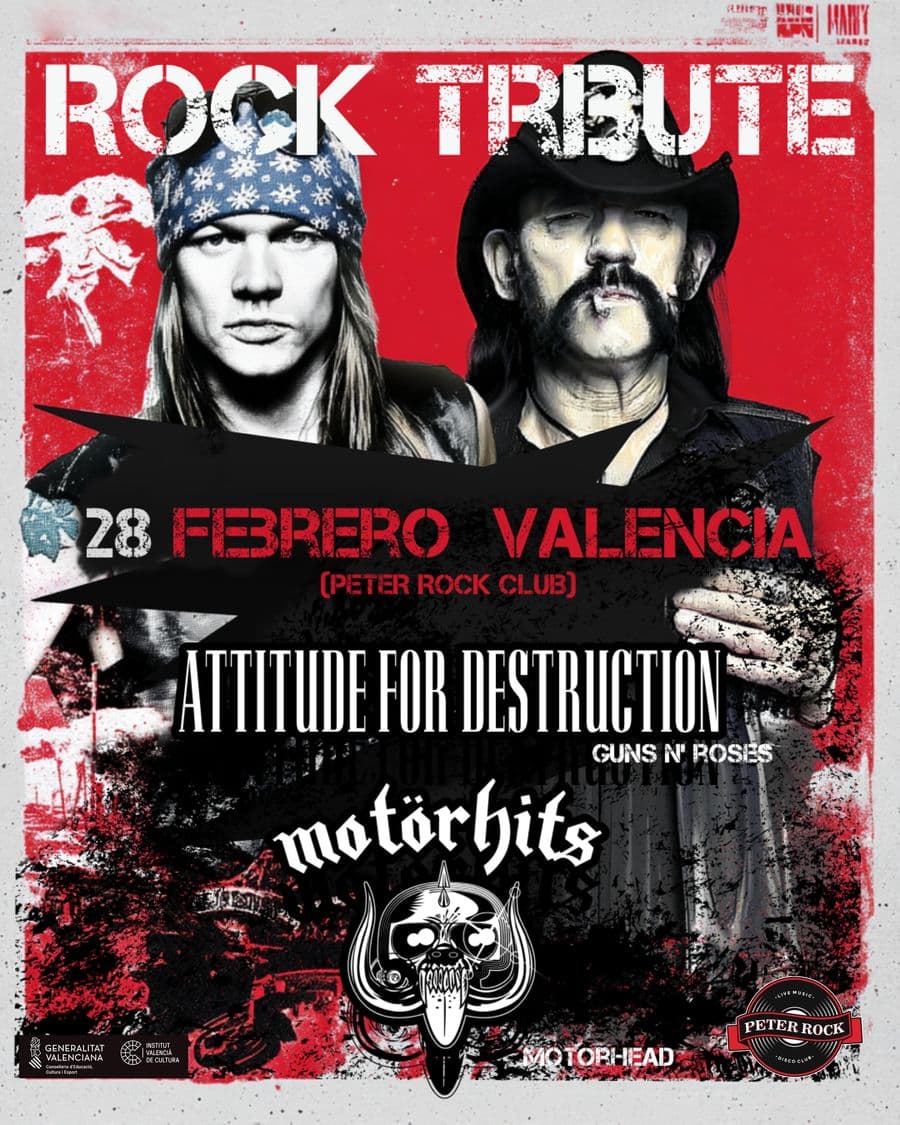 ROCK TRIBUTE: Guns N' Roses + Motörhead by Attitude for Destruction & Motörhits