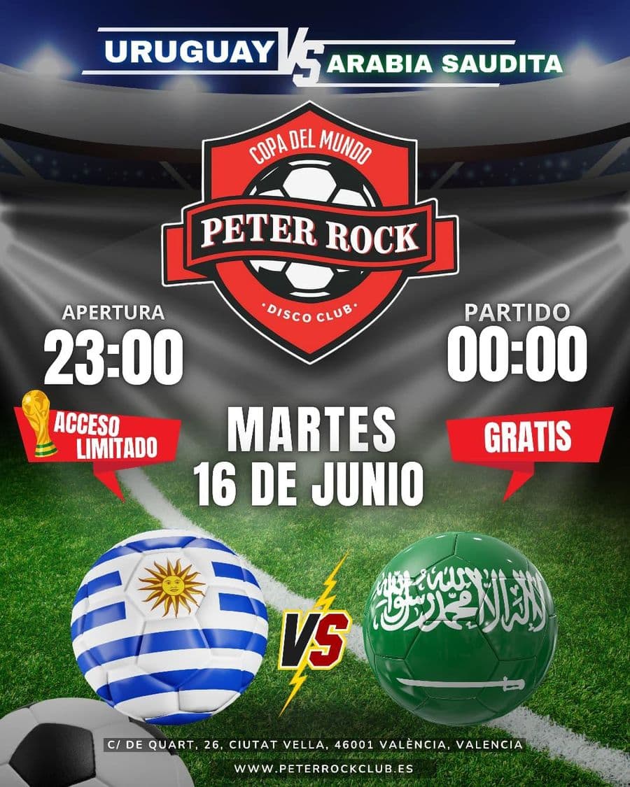 Copa del Mundo: URUGUAY vs ARABIA SAUDITA