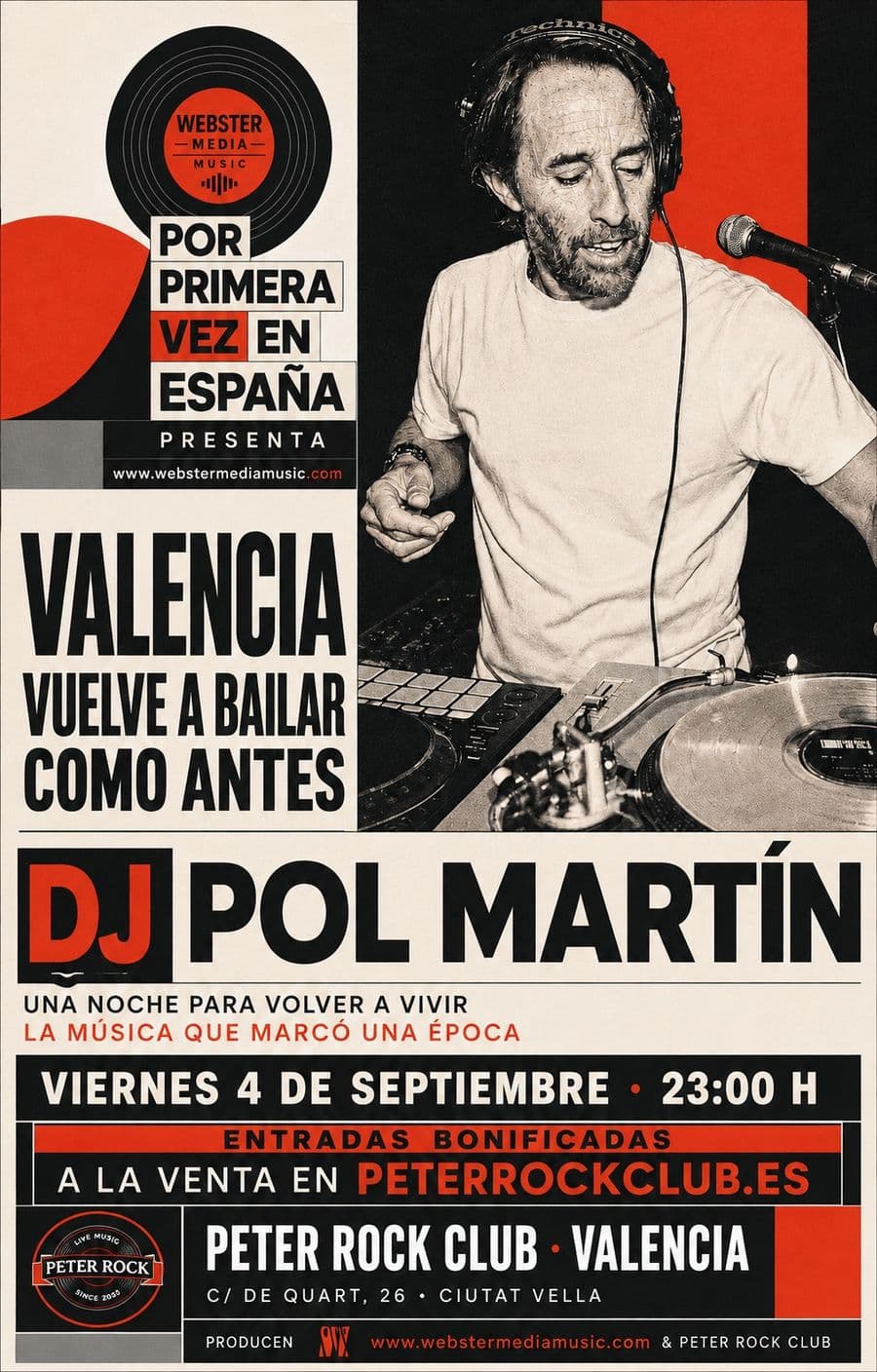 DJ POL MARTÍN · POR PRIMERA VEZ EN ESPAÑA