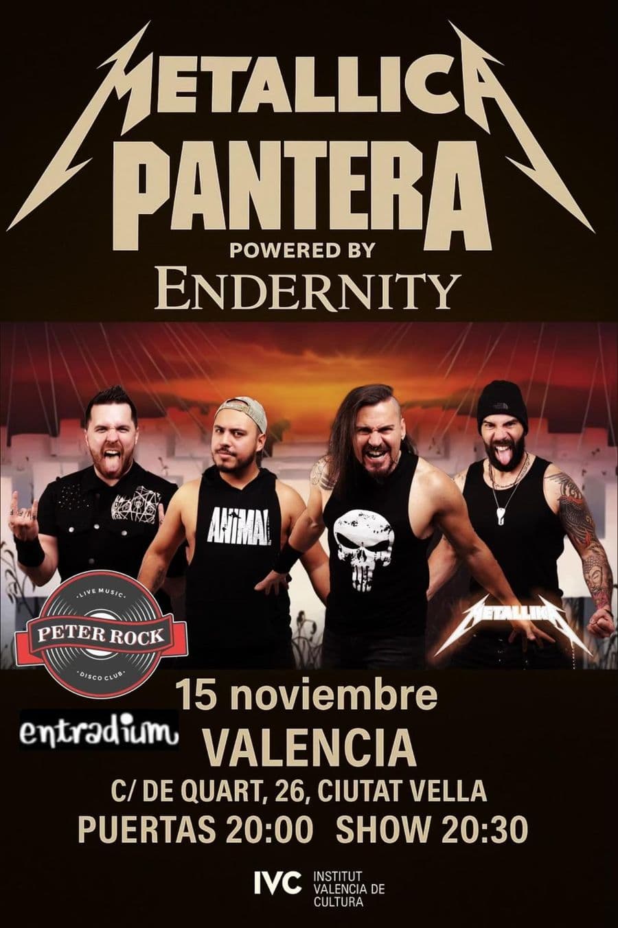 ENDERNITY/tributo: Metallica & Pantera