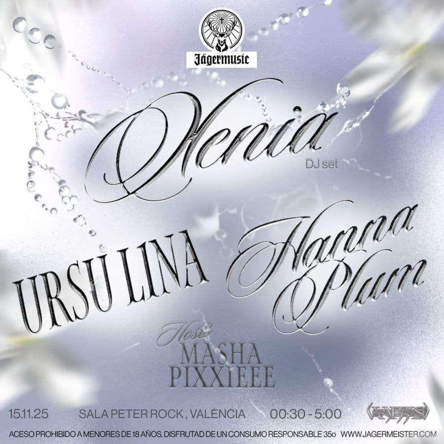 neo_valència con Xenia (DJ set) + Hanna Plum + Ursul1na