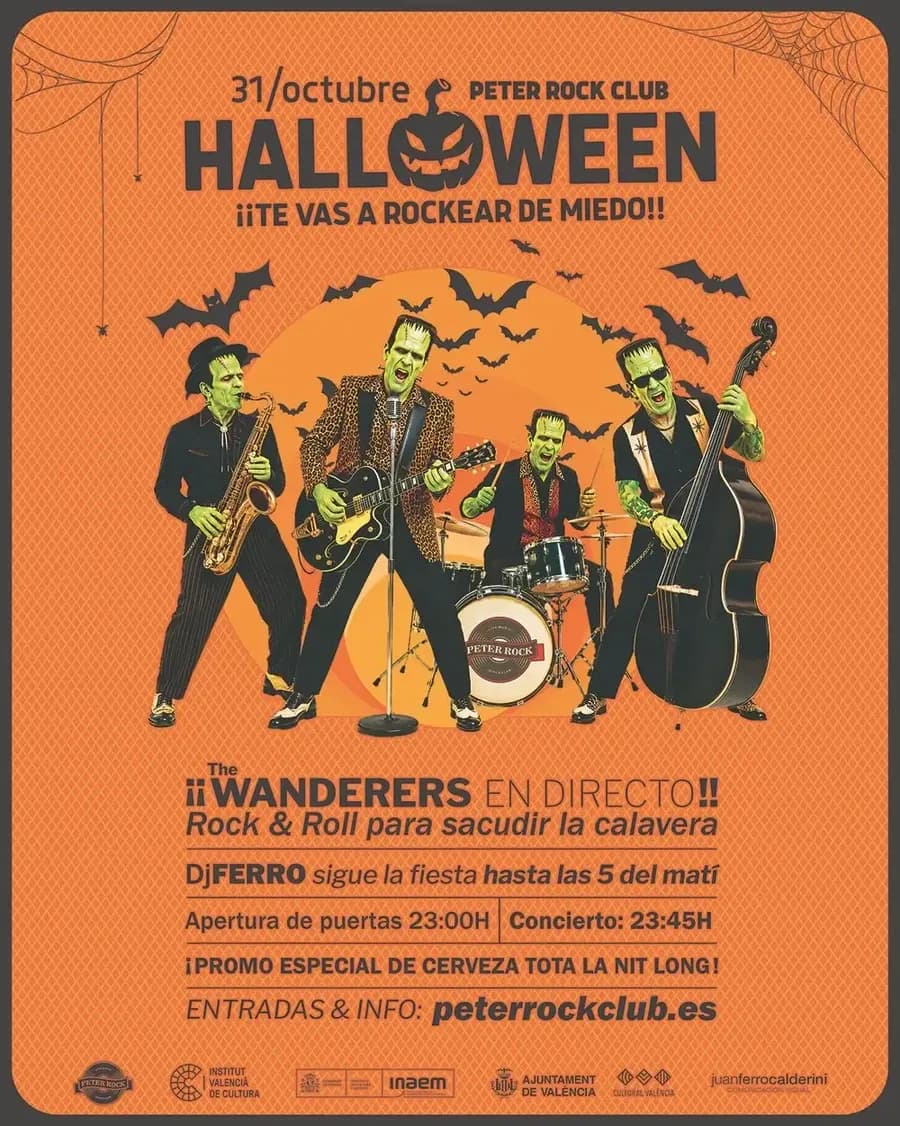 HALLOWEEN de Rock & Roll con The Wanderers + DjFerro